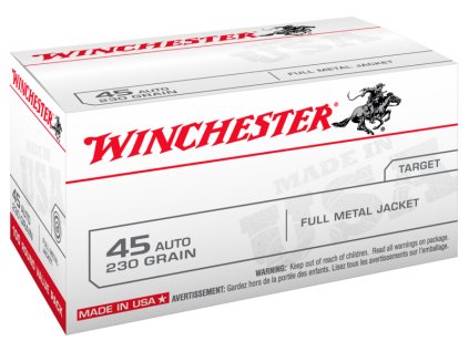 Winchester .45ACP 14,9g./230gr. FMJ (100ks) WUSA45AVP