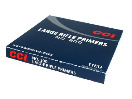 CCI - Zápalky No. 200 Large Rifle Primers /100ks/, Kat.: 0011