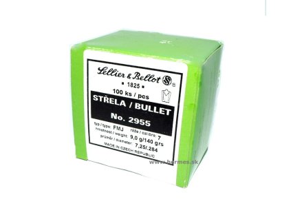 SB - Strely .284/7mm FMJ 9,1g./140gr., 100ks, No.: 2955