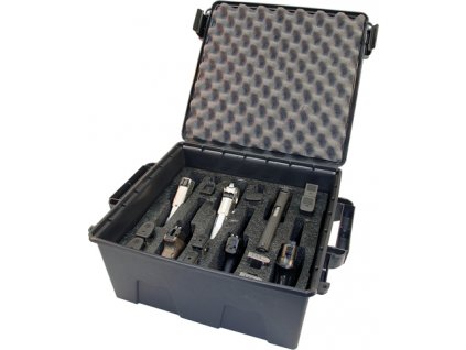 MTM Box "Tactical Pistol Case 6" na 6ks pištolí s 2 zásobníkmi, TPC6