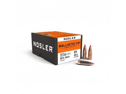 Nosler - Strely .224/22/5,6mm, 60gr. SP Ballistic Tip, 100ks, Art.: 34992