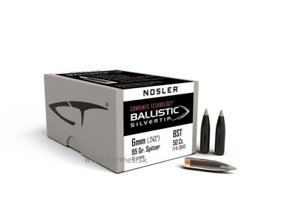 Nosler - Strely .243/6mm, 95gr. SP Ballistic Silvertip, 50ks, 51040