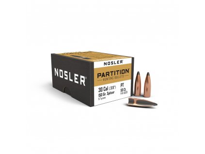 Nosler - Strely .30/308, 150gr. SP Partition, 50ks, Art.: 16329