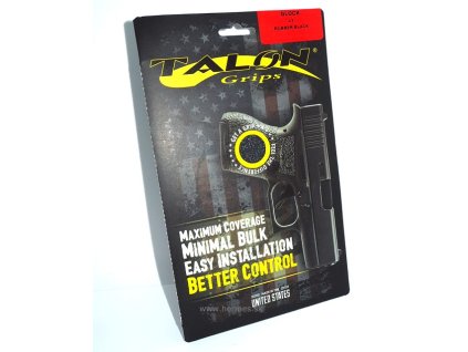 Talon Grip na Glock 43, Guma, Black, 100-RUBBER