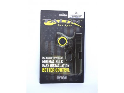 Talon Grip na ČZ P-07 /DUTY (stredný chrbát) Guma, Black, TGCZM/P07R