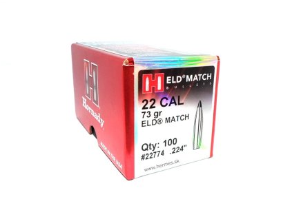 Hornady - Strely .224/.22 ELD Match, 73gr., 100ks, Kat. 22774