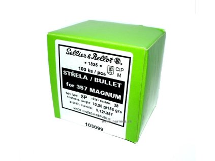 SB - Strely .357Magnum SP 10,25g./158grs, 100ks, Kat.: V318770