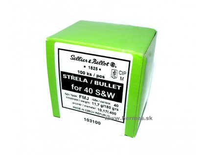 SB - Strely .40S&W/.400/10,17mm FMJ 11,7g./180grs, 100ks, V318820