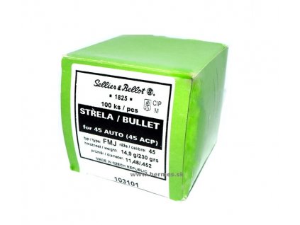 SB - Strely .45Auto/.45ACP FMJ 14,9g./230grs, 100ks, Kat.: V318870