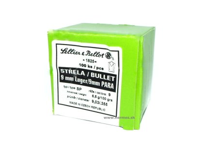 SB - Strely 9mmLuger(Para) SP 6,5g./100grs, 100ks, Kat.: V319930