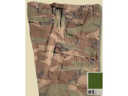 Univers - Nohavice Pantal.Military Rips - zelené - Art.: 9902001