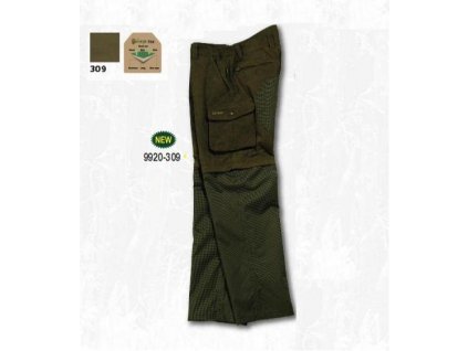 Univers - Nohavice Deer U-Tex, s návlekmi, zelená 99200309