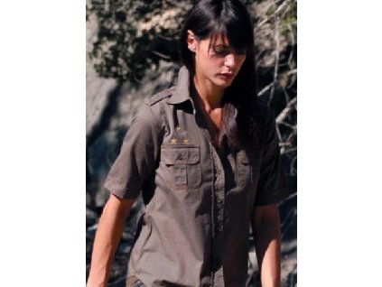 Univers - Dámska košeľa KR Gabardine M/C - zelená - Art.: 442300