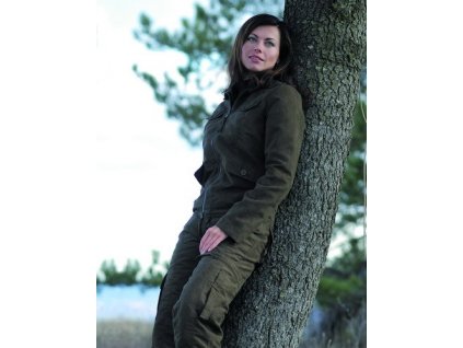 Univers - Dámska bunda Microfibra - zelená