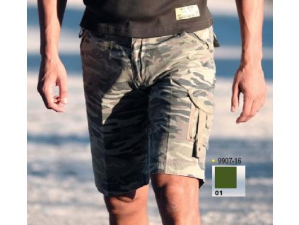 Univers - Bermudy Bermuda Military Rips - zelené - Art.: 9907001