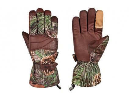 Holík - Rukavice "Evelyn Open", lovecké, zimné, Camo tmavé