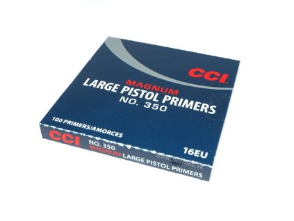 CCI - Zápalky No. 350 Magnum Large Pistol Primers /100ks/, Kat.: 16EU