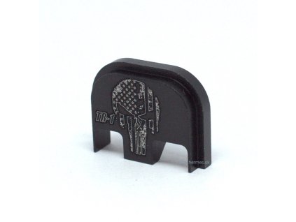 TR 1 Čelo záveru, dural, laserová potlač Glock Gen5 (US Punisher) 05