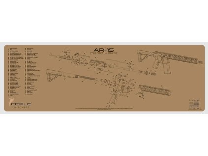 Podlozka na cistenie AR 15 FF Handguard Coyote
