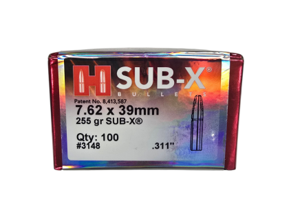Hornady 7,62x39 Sub X 255gr 2