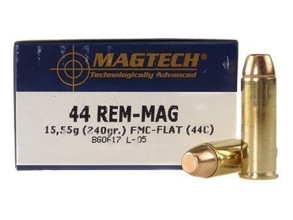 Magtech .44Rem.Mag. FMC-Flat 15,55g./240gr., Kat.: 44C
