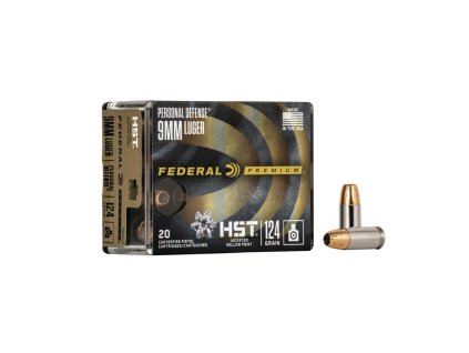 Federal 9mmLuger 124gr. HST JHP "Premium", Art.: P9HST1S
