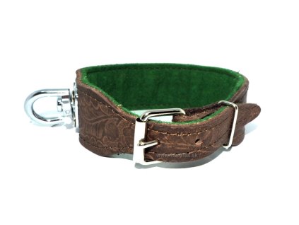 Obojok na psa - farbiarsky 40cm, kožený, Art.: 159