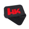 HK D - Nášivka s vyšitým červeným logom HK (velcro), 983338