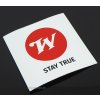 Winchester D - Nálepka "W - Stay True" 7,5x7,5cm, RZWSTICK