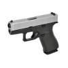 Glock 50864 - Glock 43X, kal.: 9x19mm, 10r., Slim Line, Silver Slide