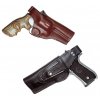 Sickinger Koženné púzdro "G-Man" čierne so sponou na Walther PPS, ľavé