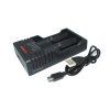 Klarus - Inteligentná nabíjačka K2 SmartCharger (USB) na dva články