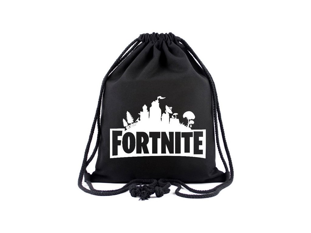 Fashion Canvas Fortnite Drawstring Backpack Support Custom