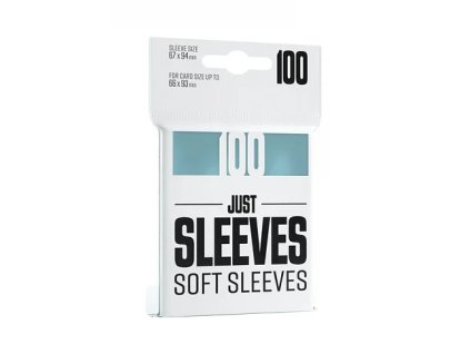 Just Sleeves - Soft Sleeves - obaly na karty, čiré, 100 ks