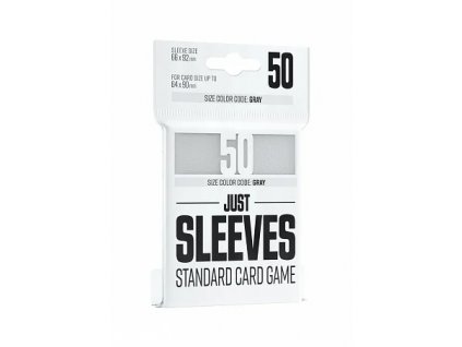 Just Sleeves - Standard Card Game Clear - obaly na karty, čiré, 50 ks