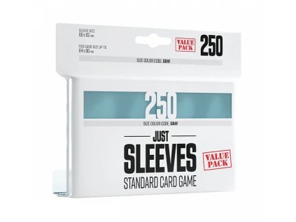 Just Sleeves - Value Pack Clear - obaly na karty, čiré, 250 ks