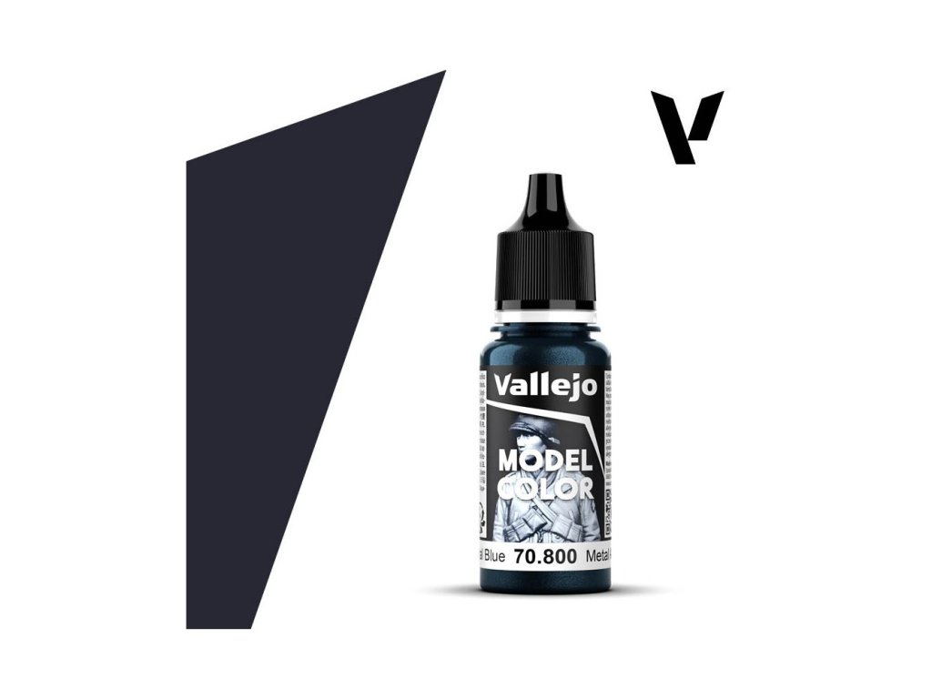 Barva Vallejo Model Color 70800 Gunmetal Blue