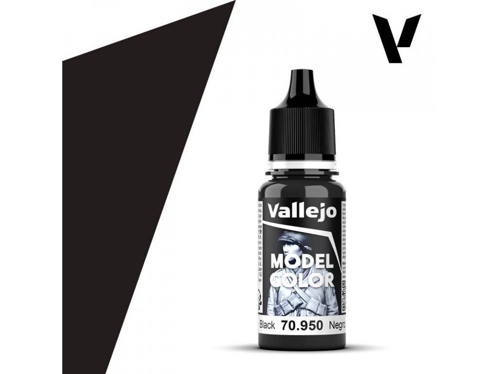 Barva Vallejo Model Color 70950 Black