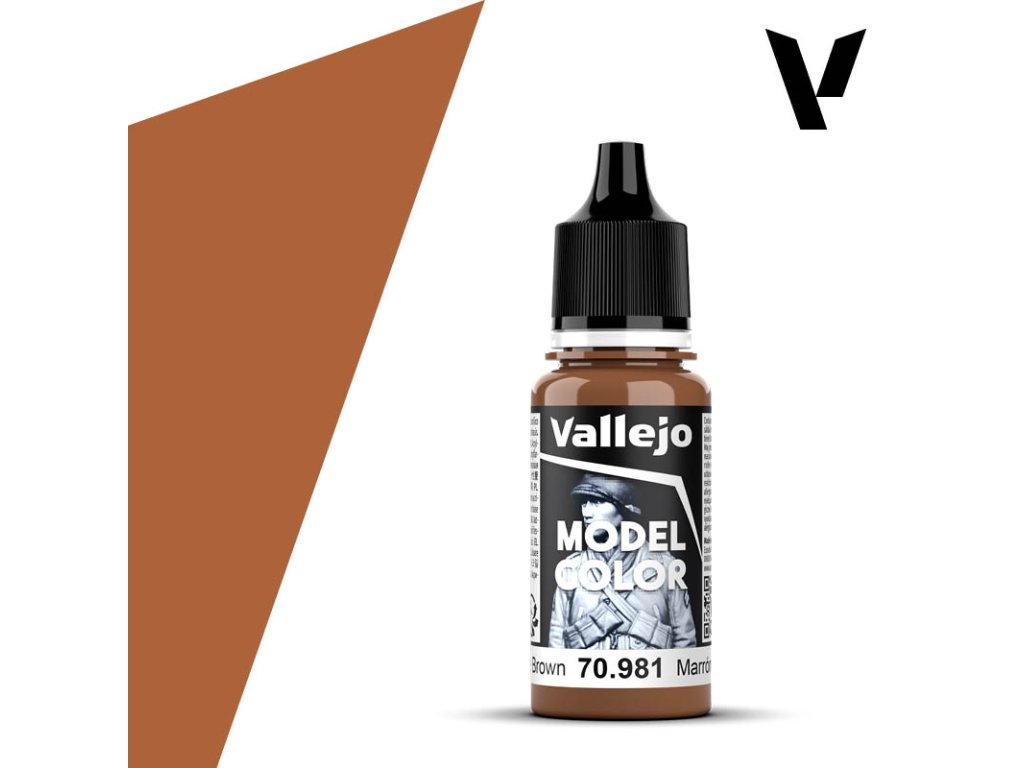Barva Vallejo Model Color 70981 Orange Brown