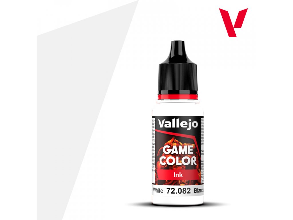 Vallejo Game Color 72082 White Ink (18ml)