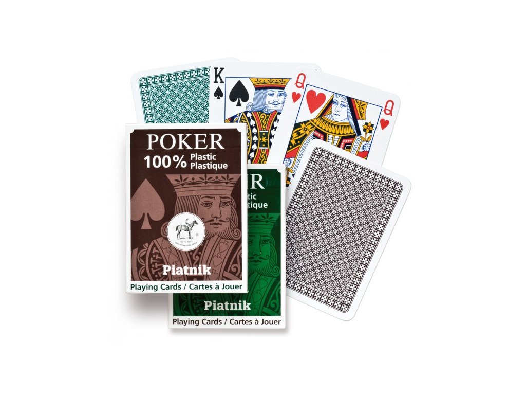 100 plastic poker single
