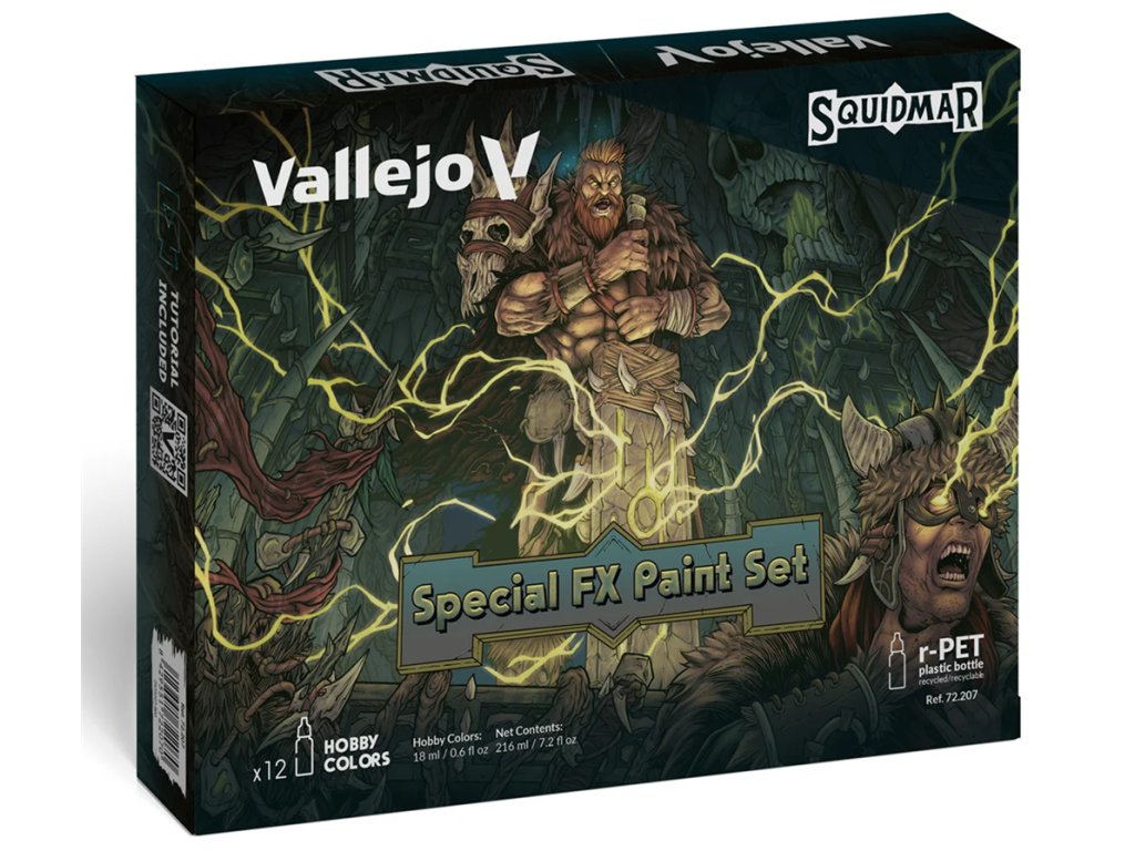 Vallejo - Game Color 12 colors - Special FX Paint Set by Squidmar Miniatures