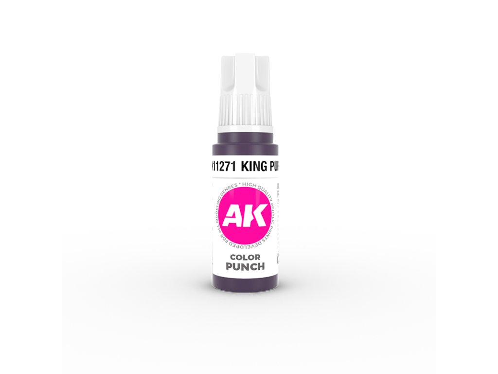 AK Interactive: 3GEN Acrylics - King Purple COLOR PUNCH