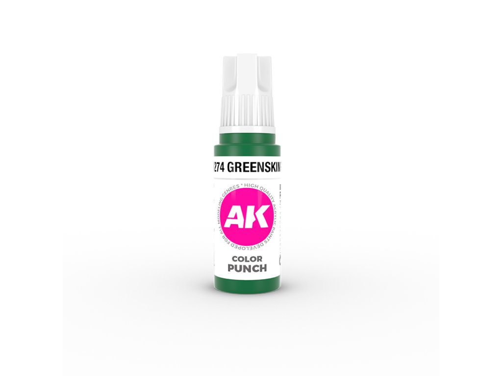AK Interactive: 3GEN Acrylics - Greenskin Punch COLOR PUNCH