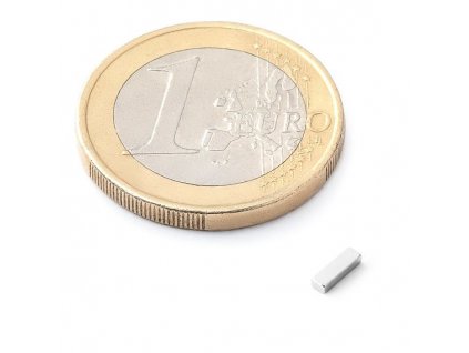 Neodymový kvádrový magnet 5x1,5x1 mm (1ks)