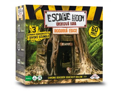 ESCAPE ROOM: úniková hra Rodinná edice - 3 scénáře
