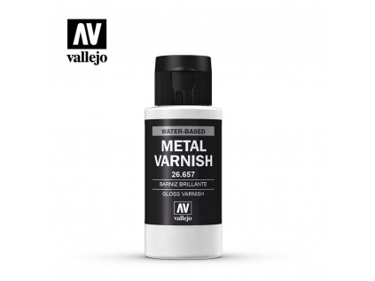 Vallejo 26657 Gloss Metal Varnish (60ml)