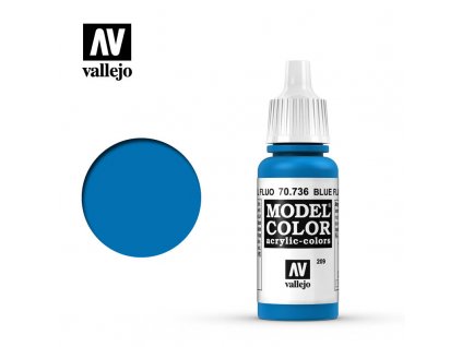 Barva Vallejo Model Color 70736 Blue Fluo (17ml)