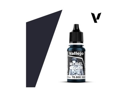 Barva Vallejo Model Color 70800 Gunmetal Blue