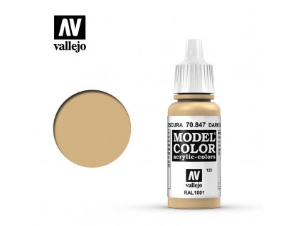 Barva Vallejo Model Color 70847 Dark Sand (17ml)